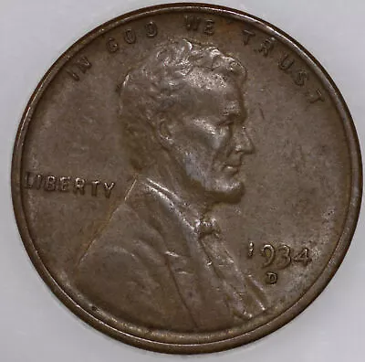 1934-D Wheat Cent Popular Collector Coin As Shown [SN02] • $6