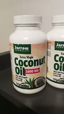 £14.49 • Buy Jarrow Formulas Coconut Oil (Extra Virgin) 1000mg 120 Softgels, Skin & Hair Care