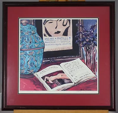 Homage To Matisse Michele Richard Kennedy Signed Numbered Print 338/1500 Framed • $195