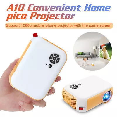 £70.79 • Buy Support 1080P WiFi Projector 3D LED Mini Video Home Theater Cinema 1600 Lumens