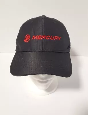 Head Shots Mercury Marine Baseball Hat/Cap Black/ Red Logo Lightly Used • $12