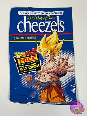 DBZ Dragonball Z Tazo Dizk 2001 Series 2 Empty Chip Packet Super Saiyan Goku • $220