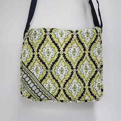 Vera Bradley Messenger Laptop Bag Cambridge Blue & Green • $15