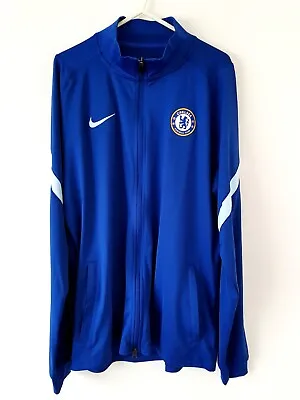 Chelsea Track Top Jacket. Large. Official Nike. Blue Adults Football L. • £26.99