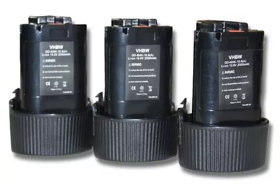 3x BATTERY 2000mAh For Makita LCT203W LCT204J LCT303 LCT303X • £52.80