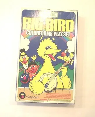  BIG BIRD -  Vintage 1986 - Sesame Street Colorforms Complete (bin FF) • $21.29