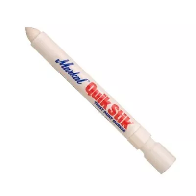 Markal 61051 Quik Stik Twist Long-Lasting Solid Paint Marker White (Pack Of 12) • $33