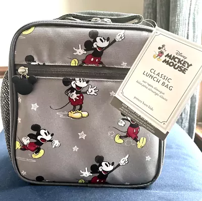 School Disney Pottery Barn MICKEY MOUSE LUNCH BOX Star Space Gift Kid Planet • $41.97