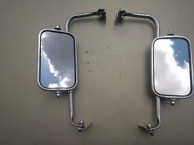 $475 • Buy 1967 1979 Ford Truck Stainless West Coast Junior Mirrors 67 68 69 70 71 1972 73