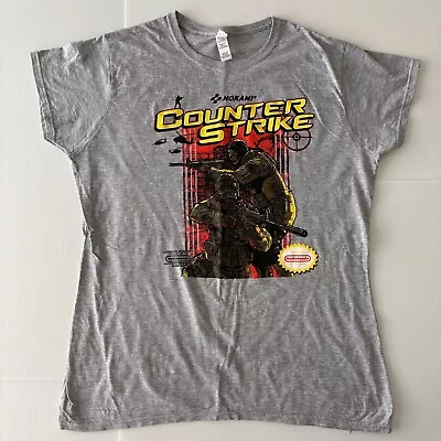 Nokami Counter Strike 2XL Grey Womens T-Shirt |  Excellent Condition | Free Post • $29.95