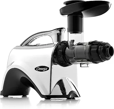 OMEGA NC900HDC 150W Masticating Juicer - Black/Silver - 1 YR Warranty • $149.95