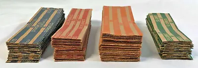 Coin Wrappers/Flat Tubes Quarters Dimes Nichols & Pennies 130 Total • $16.46