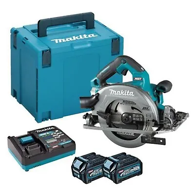 Makita HS004GD201 40Vmax XGT Brushless Circular Saw 190mm With 2x 2.5Ah Battery • £599.95