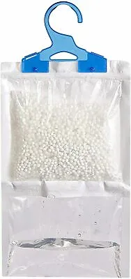 Dehumidifier Hanging Bags Mould Mildew Damp Wardrobe Drawers Sachet Pack New • £5.55