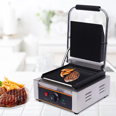 £174.12 • Buy Electric Griddle Panini Contact Grill Press Sandwich Toaster Maker Commercial