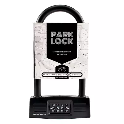 Parklock Bike Bicycle D Lock 4 Digit Combination Resettable U Lock Park Lock • $27.99