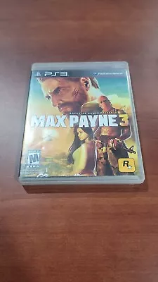 Max Payne 3 (Sony PlayStation 3 2012) Complete And  Tested • $13.99