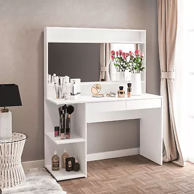 Berenice Modern Vanity Table White For Bedroom • $149.12