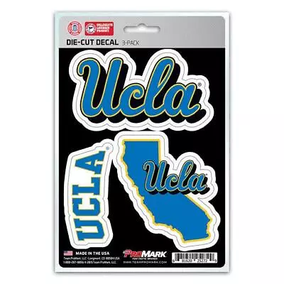 UCLA Bruins Decal Die Cut Team 3 Pack [NEW] Car Truck Auto Sticker • $5.95