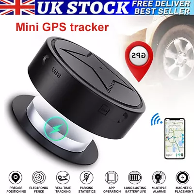 Universal GPS Car Tracker Magnetic Vehicle Bike Mini Tracking Wireless Device UK • £15.29