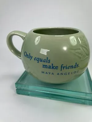 Maya Angelou 2003 Hallmark Coffee Mug Collectible Friendship Quote Tea Cup C54 • $13.99