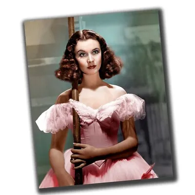 Vivien Leigh Vintage Rare Old Star Photo Glossy Big Size 8X10in U097  • $14.99