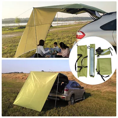 Car Side Awning Roof Top Tent Waterproof Shelter Shade Canopy Outdoor Camping • $95.06