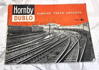 P472J Hornby Dublo Track Plans - Simplec Track  Layouts Paperback Booklet • £4.99