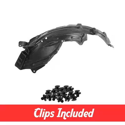 Front Driver Side Fender Liner W/ Clips For 2003-2007 G35 Coupe IN1250105 • $29.99