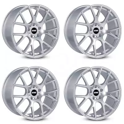 18x8.5 VMR V810 5x120 35 Hyper Silver Wheels Rims Set(4) 72.6 • $1400