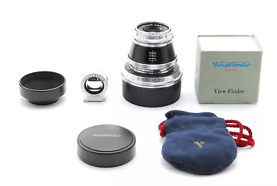 Voigtlander HELIAR 50mm F/3.5 For Leica M Mount Lens With 50mm View Finder JAPAN • $399.99