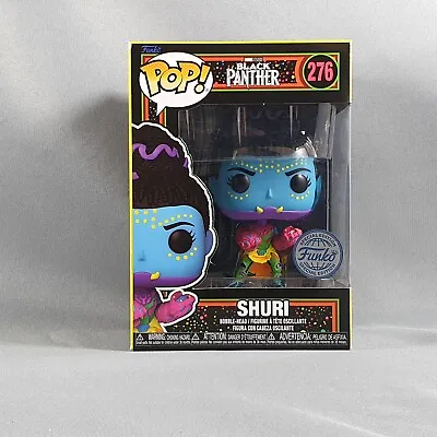 Black Light Shuri Funko Pop Vinyl Figure Marvel Black Panther #276 • £19.99