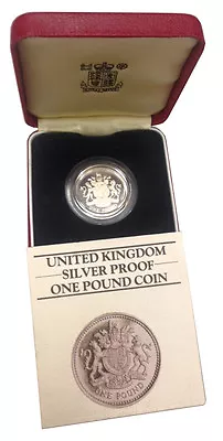 £24.99 • Buy Silver Proof £1 One Pound Coins Choice Of Year 1983 To 2015 With Coa