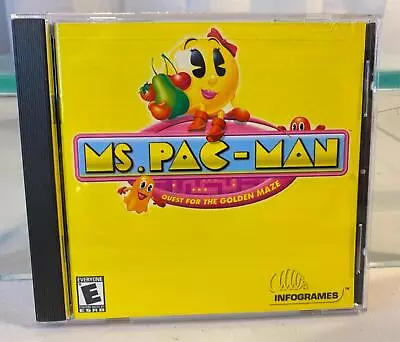 Ms. Pac-Man: Quest For The Golden Maze PC 2001 CD-ROM Game With Booklet • $12.99