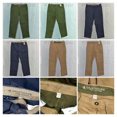 Blue Green Tan Nwt Legendary Outfitters Men’s Stretch Canvas Pants • $42