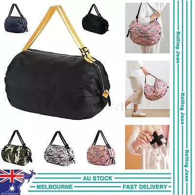 Foldable Travel Shopping Portable Reusable Storage Waterproof Grocery Carry Bag • $6.95