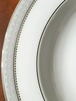 Mikasa Platinum Crown Fine China L3428 Rimmed Soup Bowls 8 1/2  • $9.71