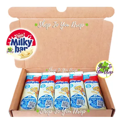 5 NESTLE MILKYBAR 12g BARS PERSONALISED HAMPER GIFT BOX White Stocking Filler🎁 • £4.35