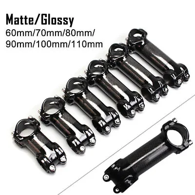 MTB Road Bike Stem Alloy Carbon Bicycle Handlebar Stems 31.8*80/90/100/110/120mm • $19.25