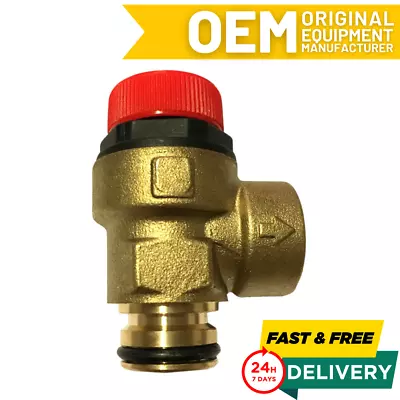 £8.65 • Buy Baxi Netatec Combi 24 28 33 Ga Pressure Relief Valve Prv 720777801