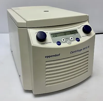Eppendorf Refrigerated Centrifuge 5415 R W/ Fixed Angle Rotor F45-24-11 & Lid • $280