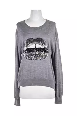 Markus Lupfer Women Sweaters Pullovers SM Grey Wool • $103.99