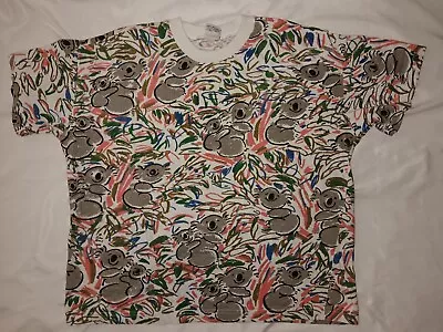 Ken Done Vintage 1986 Australia Art Koala Bear Medium Shirt • £38.61