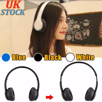 £4.99 • Buy Wireless Bluetooth Headphones W/ Noise Cancelling Over-Ear Earphones 5.1 Stereo