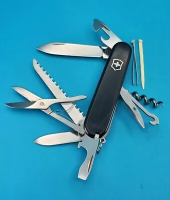 Black Victorinox Swiss Army Huntsman Knife! • $25.47