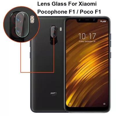 Premium Back Camera Lens Tempered Glass Protector Film For Xiaomi Pocophone F1 • $5.95