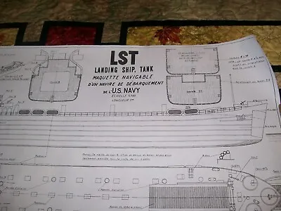 LST    Ship   Model Boat Plans • $28.99