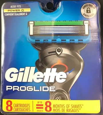 Gillette Proglide Fits All Proglide Fusion & Power Razors 8 Cartridges • $21.99