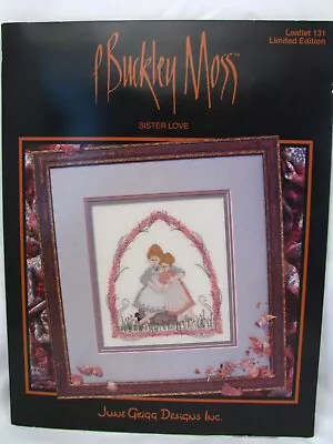 P Buckley Moss Cross Stitch Pattern Sister Love Chart 131 Limited Edition 1995 • $6.97