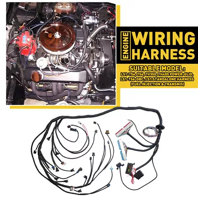 For 1997 - 2004 Corvette/Cts-V Ls1/Ls6 Engines Engine Wiring Harness Standalone • $99.99